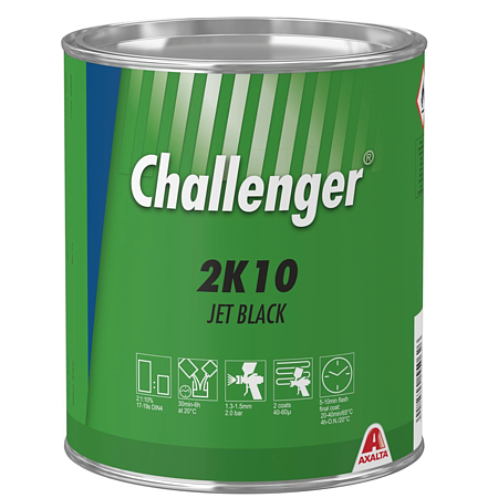 2K10 Угольно черный Challenger SS 3,5л. Эмаль (краска) на основе ...